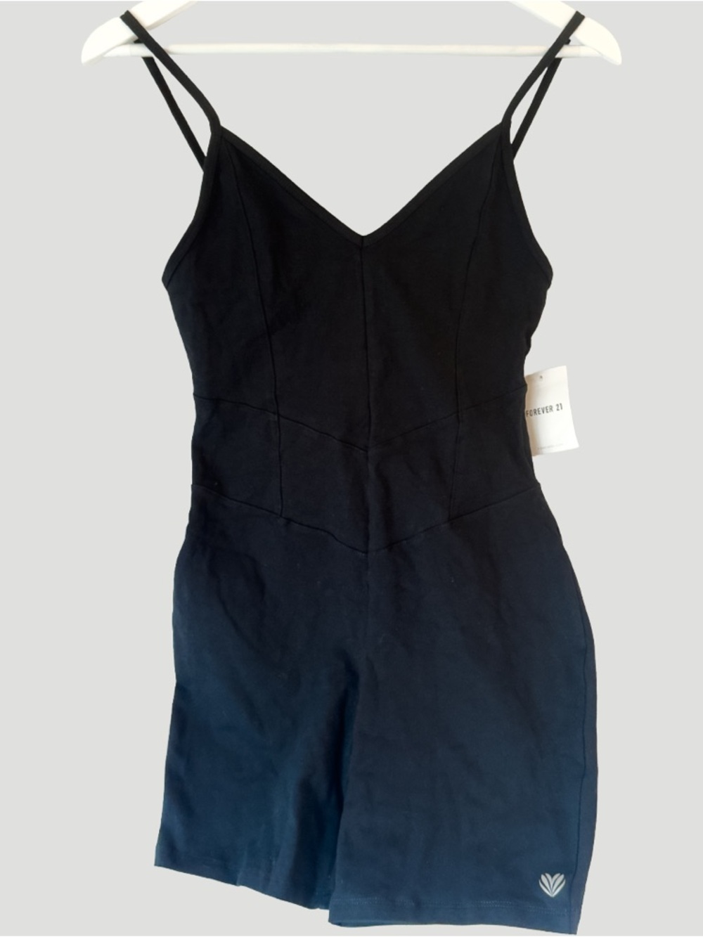 Forever 21 Black Tank Top with Brand Label